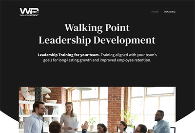 Walking Point home page