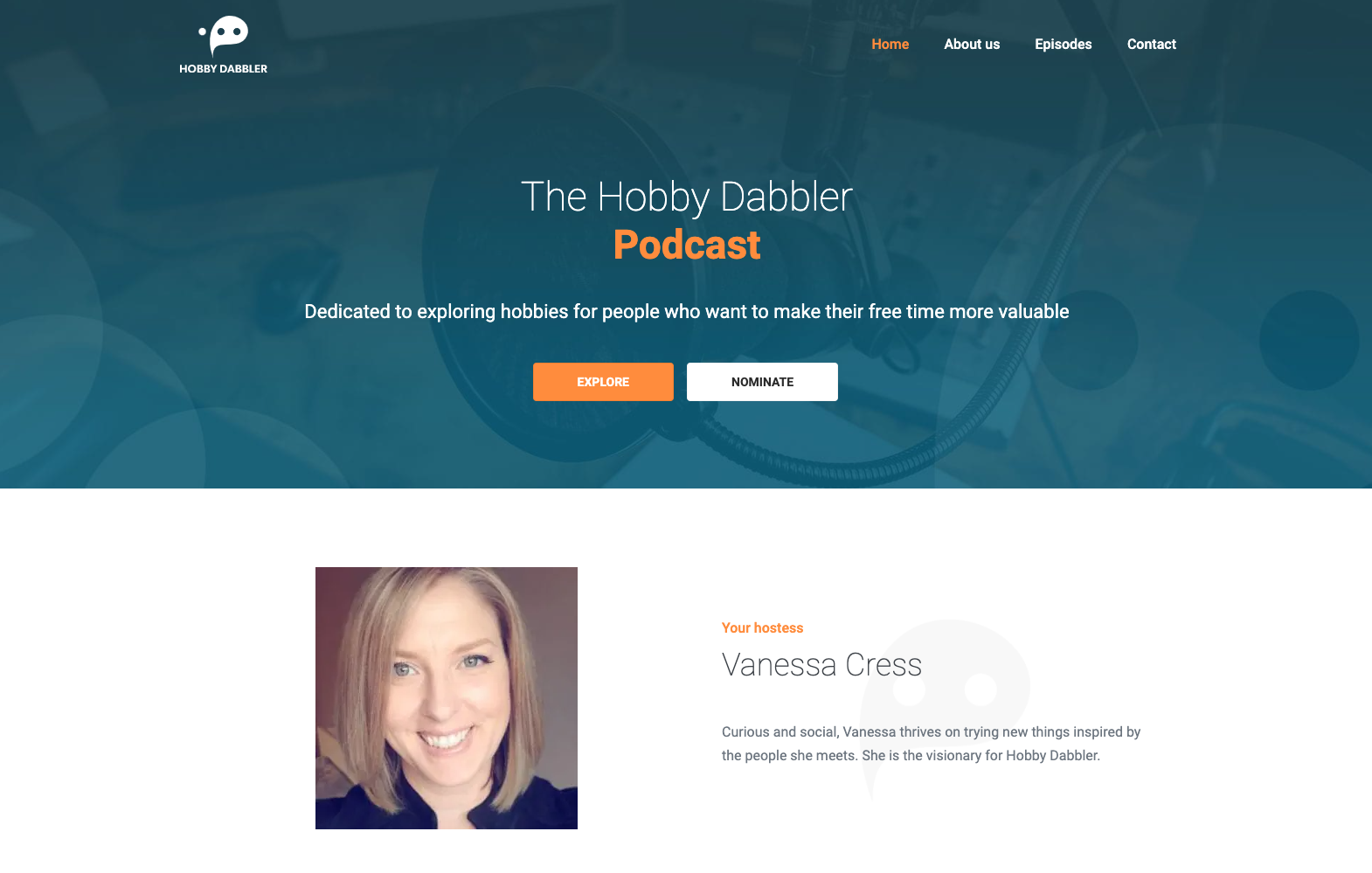 Hobby Dabbler home page